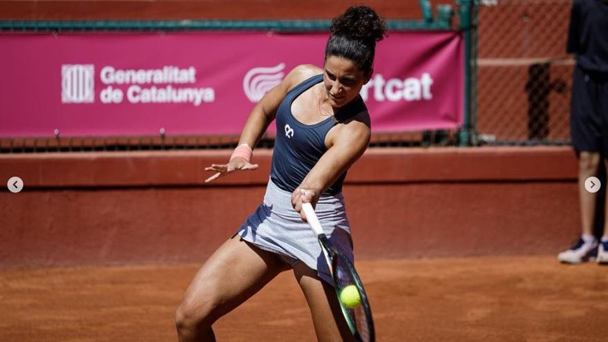 La tenista Ángela Fita cae ante Nika Radisik en el torneo de la WTA celebrado en Trieste