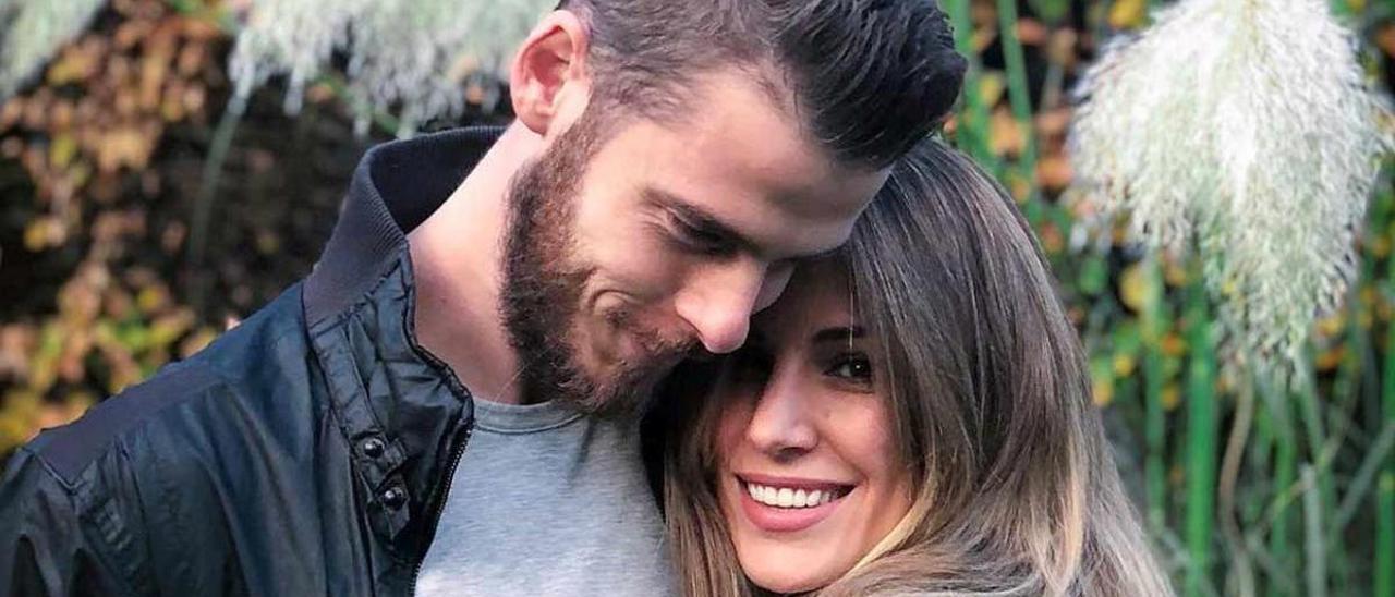 Edurne y David de Gea