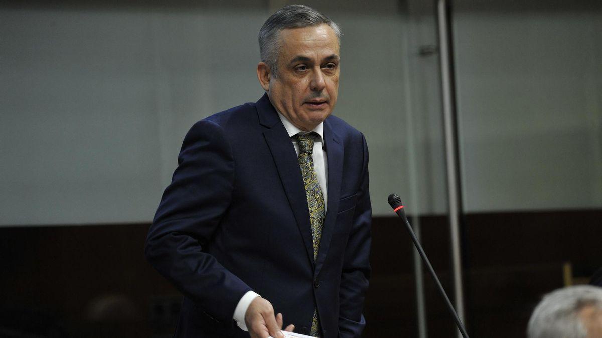 El presidente del Grupo Parlamentario Vox Extremadura, Ángel Pelayo Gordillo.