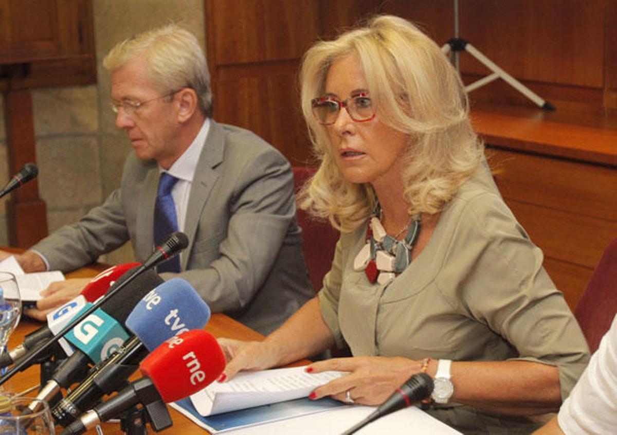 Corina Porro dio dos "tirones de oreja" a la Xunta // Xoan Álvarez