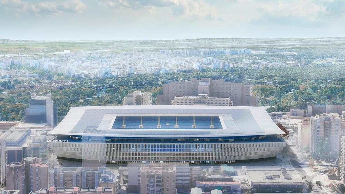 Simulación del nuevo estadio.