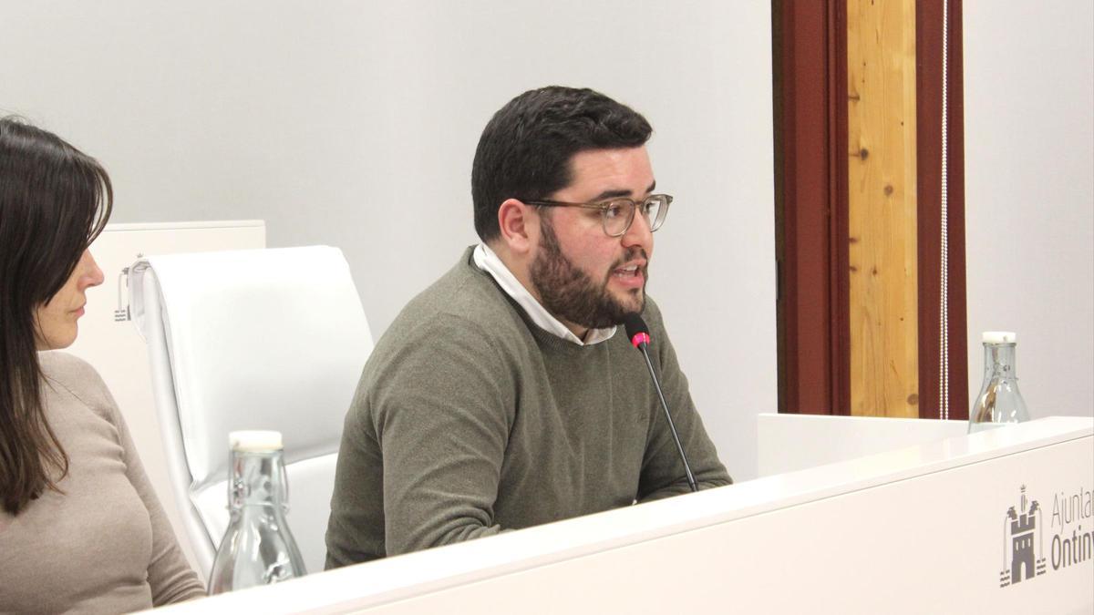 El portavoz de Compromís per Ontinyent, Nico Calabuig.