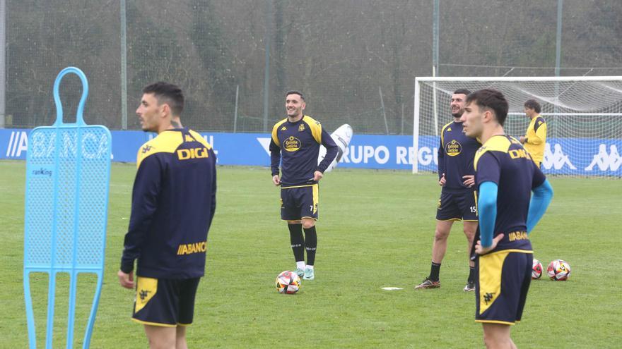 El Dépor prepara el partido contra el Fuenlabrada