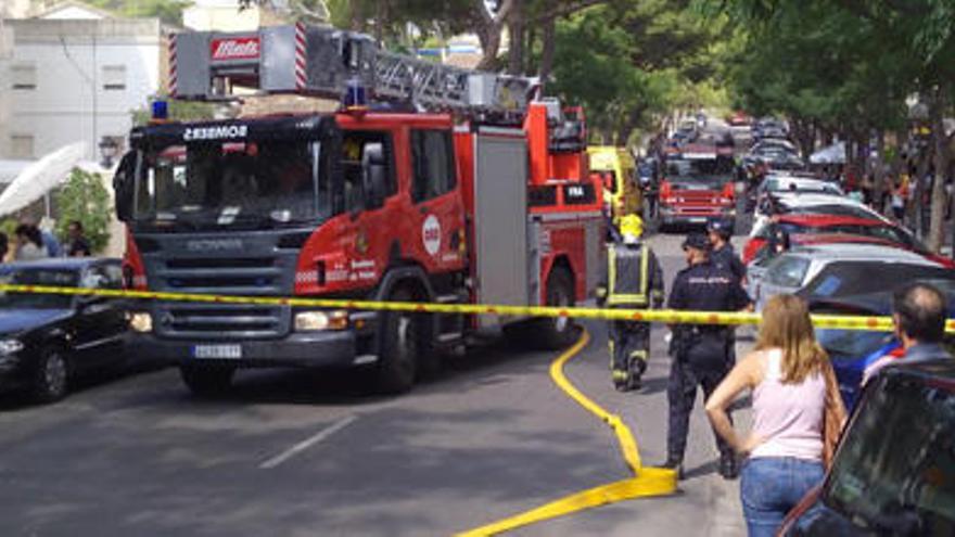 300 desalojados al incendiarse el sótano de un hotel en Palma