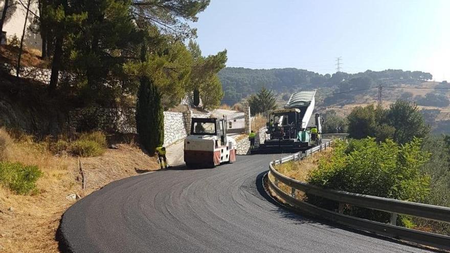 La Diputación concluye las obras de reparación de daños por temporales en cuatro carreteras