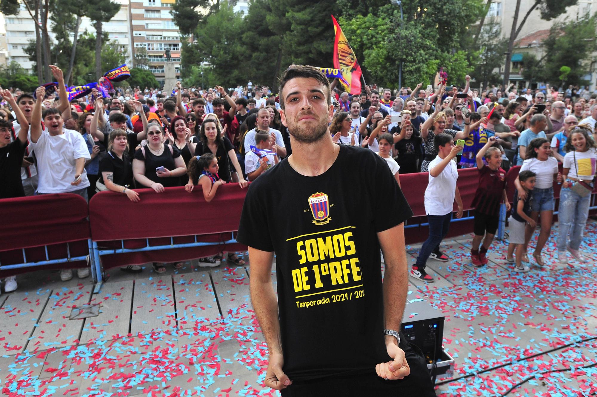 Celebración ascenso del Eldense