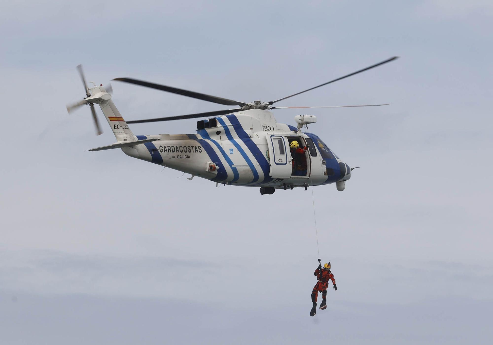 Así fue el rescate de película en Monteferro y Praia América