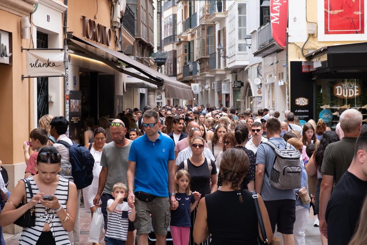 Las fotos del colapso en Palma que ha suturado calles, aparcamientos, buses y servicio de taxi