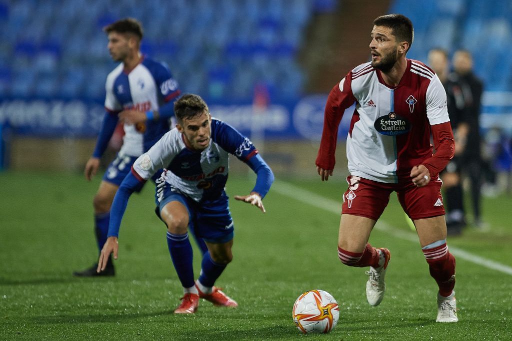 La goleada del Celta frente al Ebro en el estreno en Copa del Rey, en imágenes