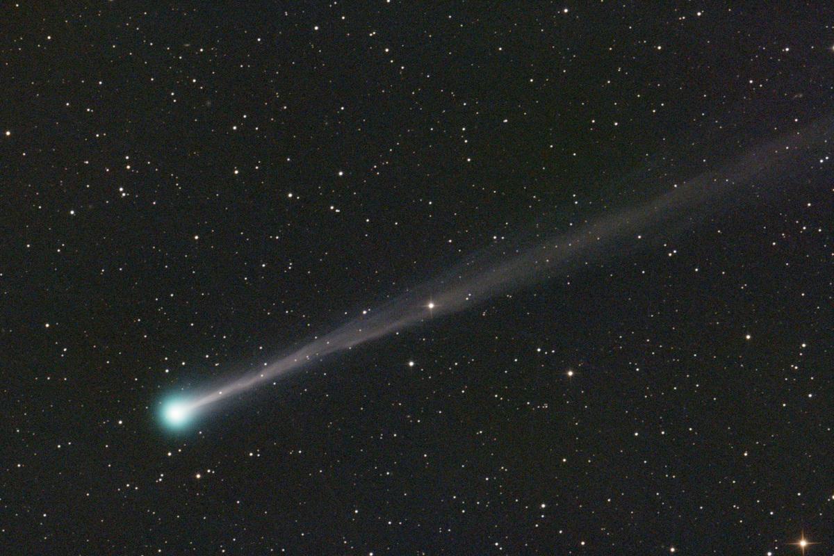 El cometa C/2025 R3 (Pan-STARRS), descubierto hace un año, en una imagen del pasado 8 de abril de 2026
