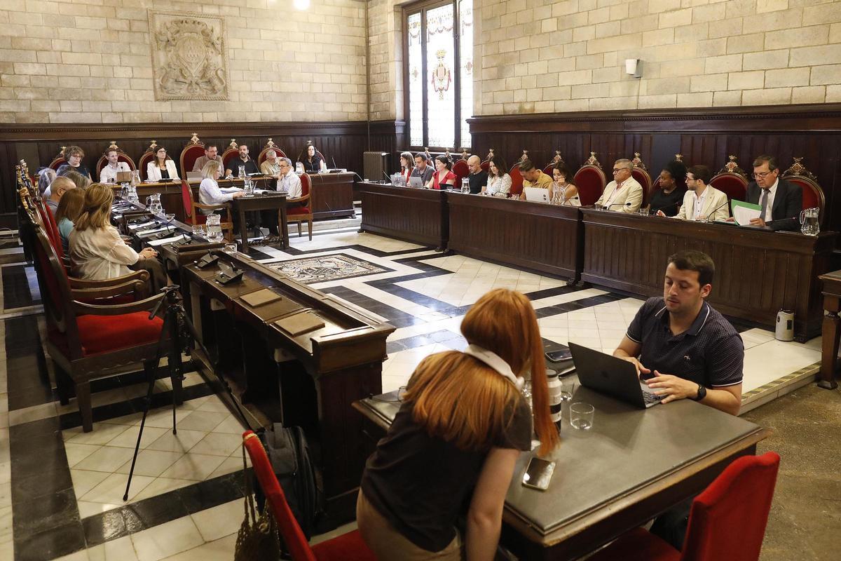 El ple de juny de 2025, quan es va aprovar la moció del PSC.