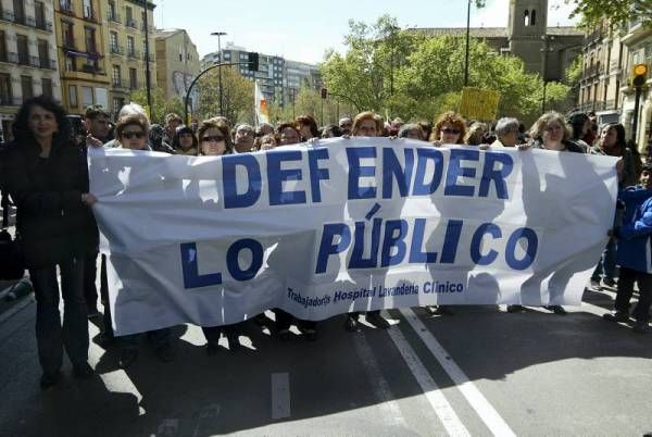 Manifestación por la Sanidad Pública y en contra de las privatizaciones