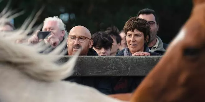 Javier Cámara: "Veo 400 figurantes, 200 caballos y 20 actores y digo, ¡qué maravilla! que tengamos estos medios"