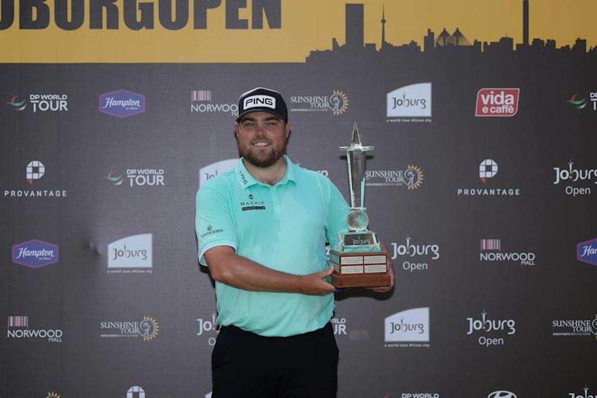 Dan Bradabury fue el sorprendente ganador del Joburg Open, torneo que ya venció en 2022