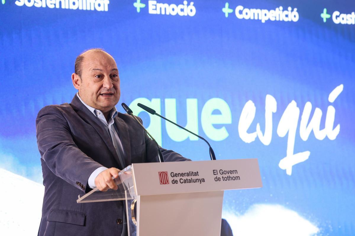 Carles Ruiz Novella, presidente de FGC, durante la mpresentación de la temporada.