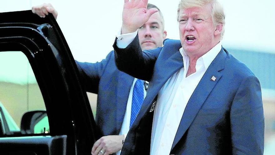 Donald Trumpa acabat d&#039;arribar de Singapur