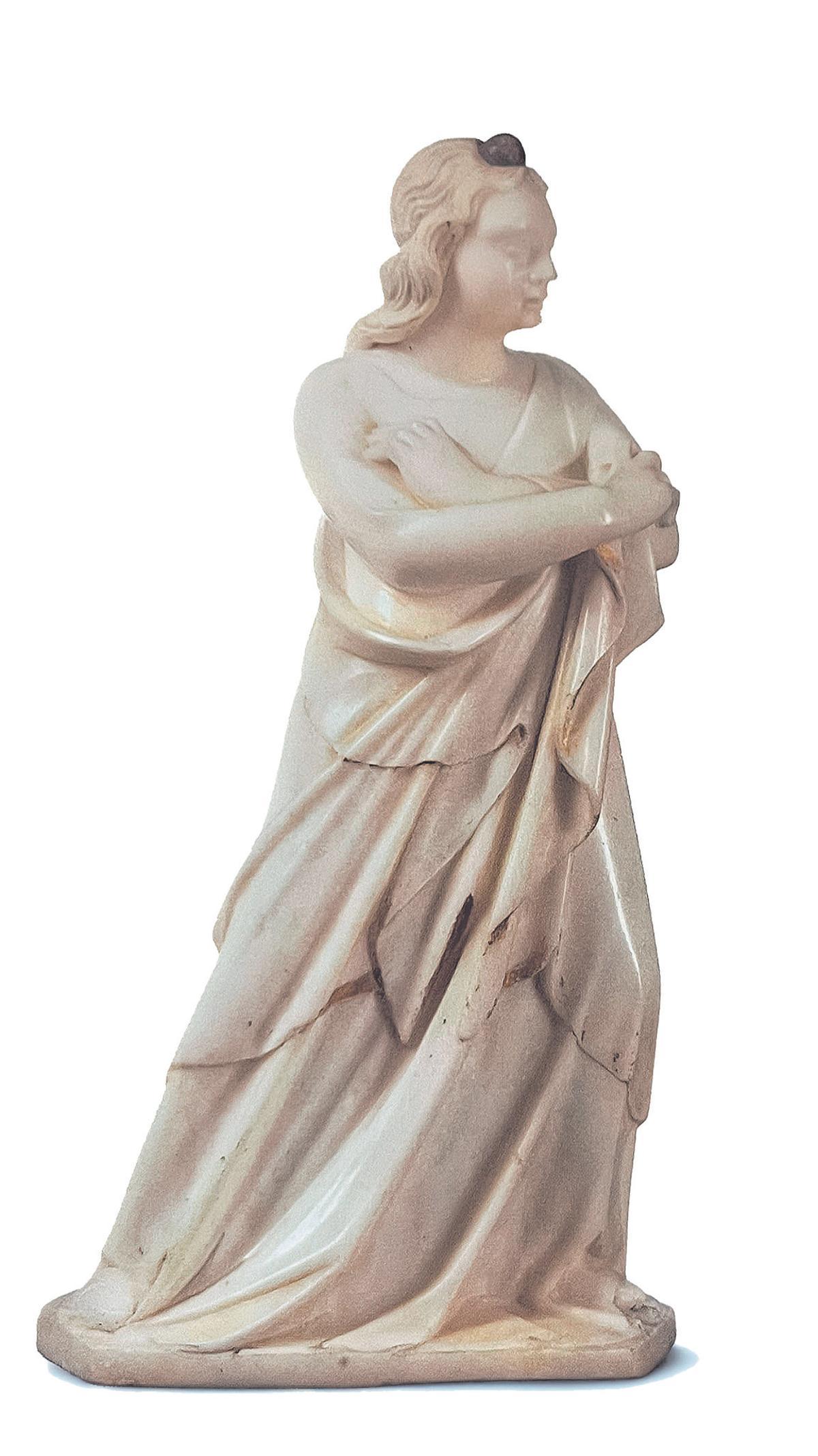 San Gabriel y Virgen María, h. 1375-1400.