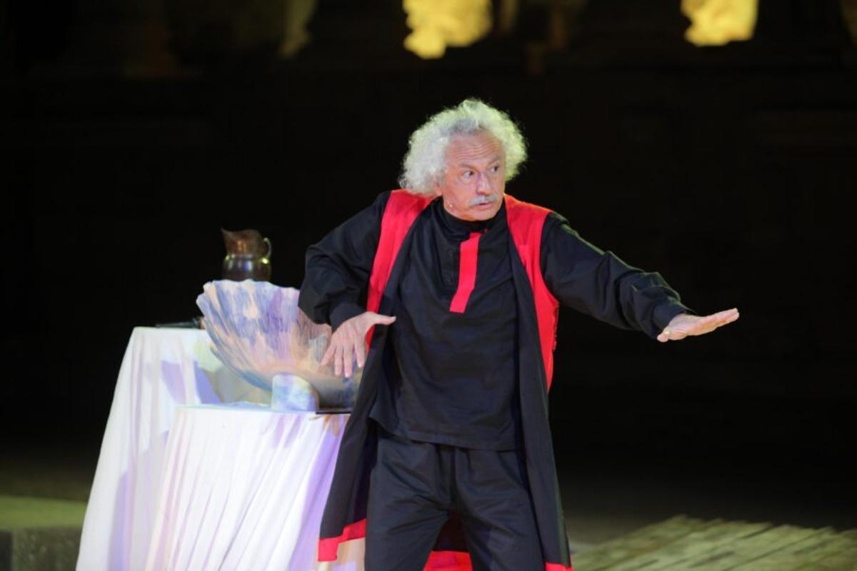 'El Brujo' en la obra 'La Odisea' en Mérida.
