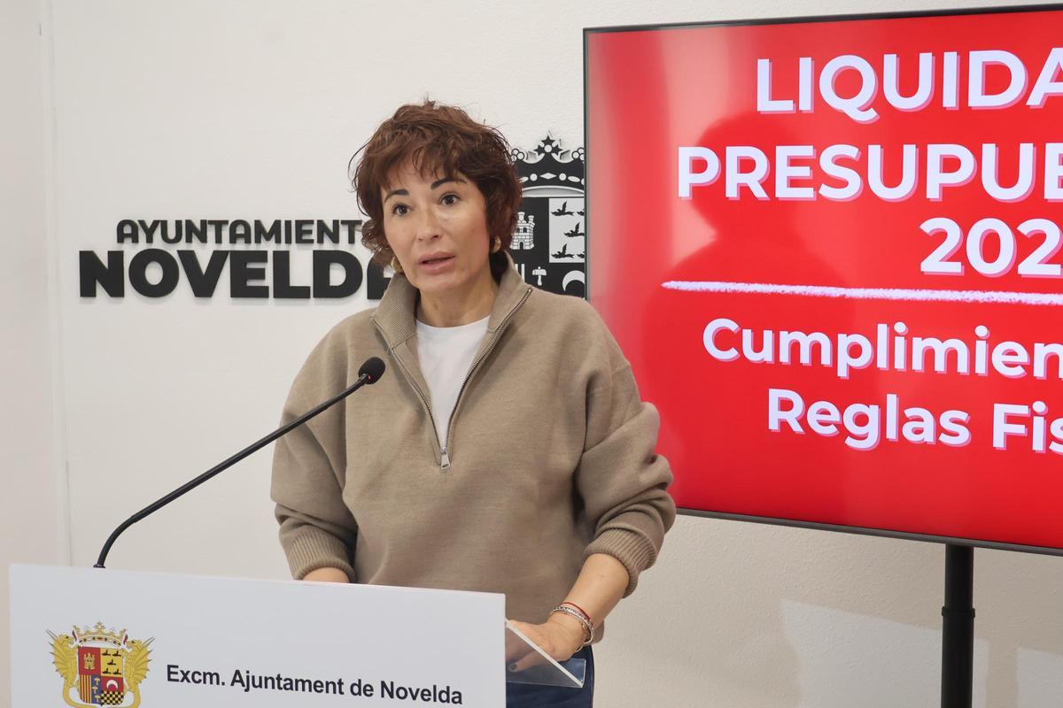 La concejal de Hacienda de Novelda, Ana Sabater