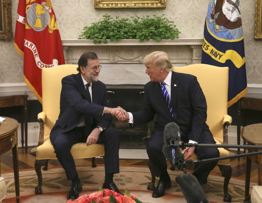 Mariano Rajoy visita a Donald Trump en la Casa Blanca