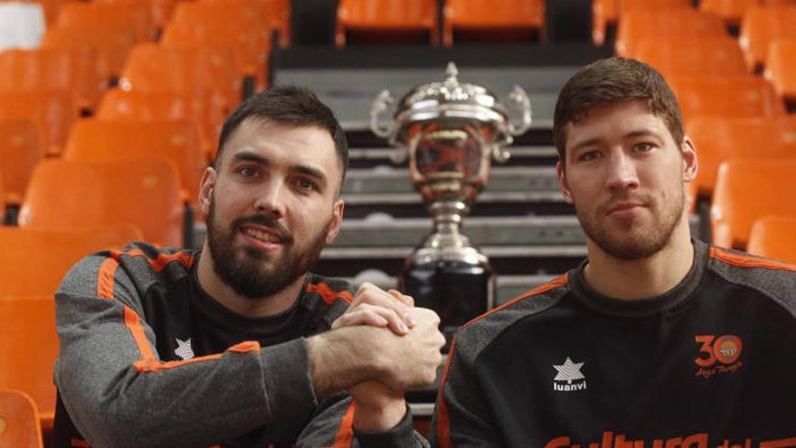 Oriola y Kravtsov son los dos únicos jugadores del Valencia Basket que no han participado nunca en la Copa.