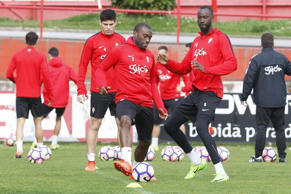 Entrenamiento del Sporting