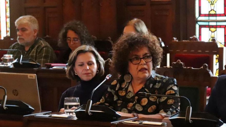 La consejera Marta del Arco, en la comisión en la Junta.