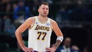 Luka Doncic, con Los Ángeles Lakers
