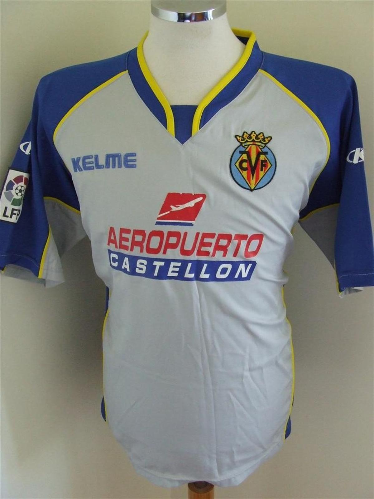 Camiseta visitante del Villarreal en la temporada 2004/2005.