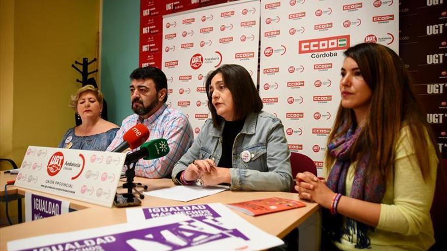 CCOO y UGT llaman a defender la igualdad haciendo huelga el 8-M