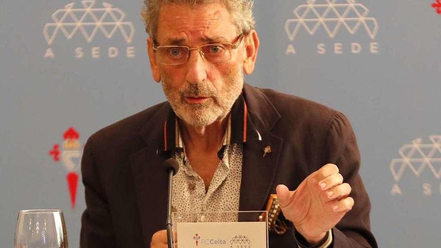 Carlos Mouriño, ayer, en A Sede. // José Lores