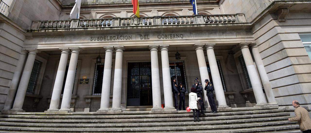 Edificio de la Subdelegación del Gobierno en Pontevedra.