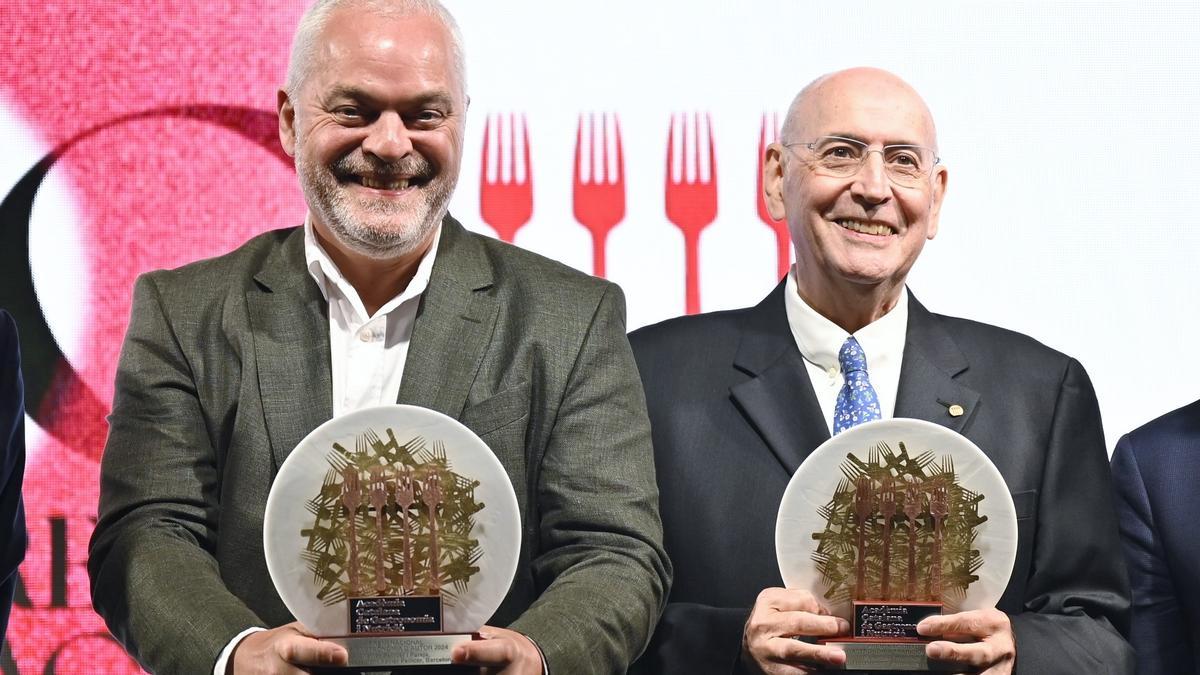 Xavier Pellicer y Francesc Solé Parellada, ganadores del Premi Nacional de Gastronomia 2024.