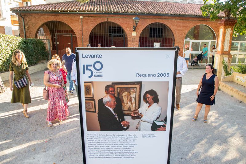 Inauguración de la exposición del 150 aniversario de Levante-EMV en Requena