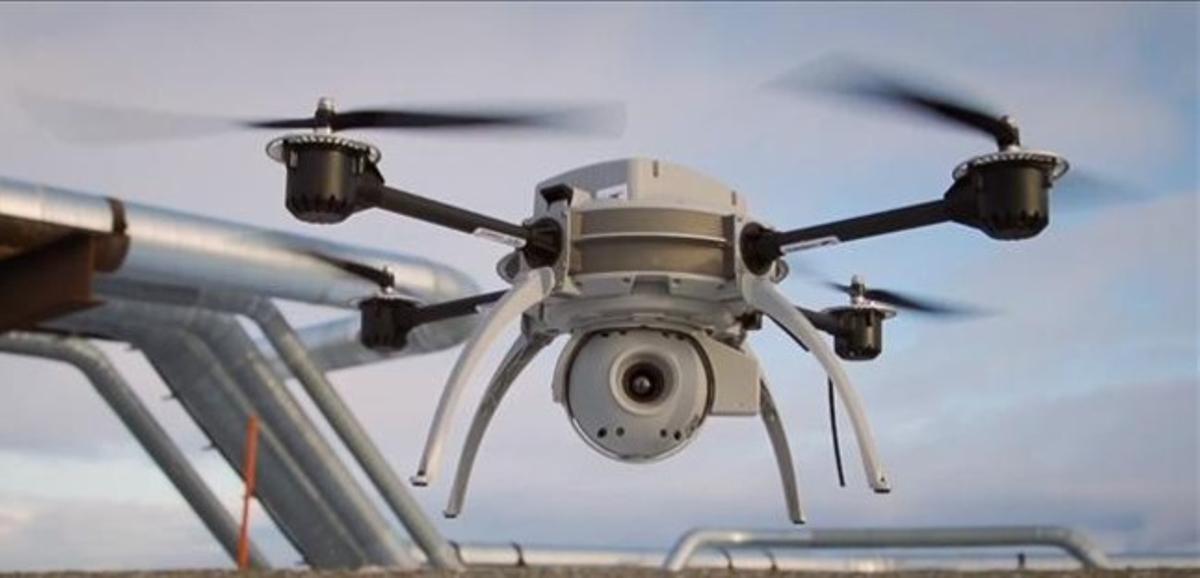 Imatge d’un ’drone’ nord-americà, a Alaska.