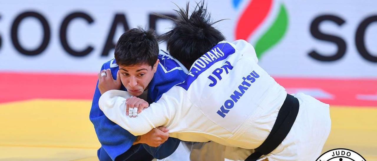 Julia Figueroa durante el último campeonato en Tashkent.