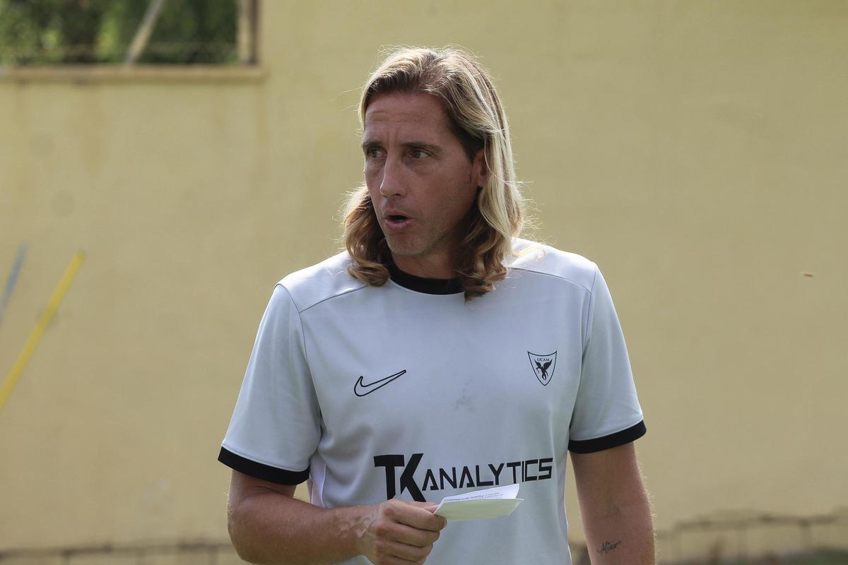 Checa, entrenador del UCAM Murcia.