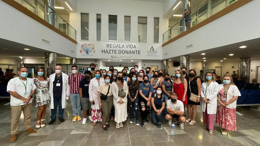 Un grupo de universitarios estadounidenses visita el Hospital Clínico de Málaga