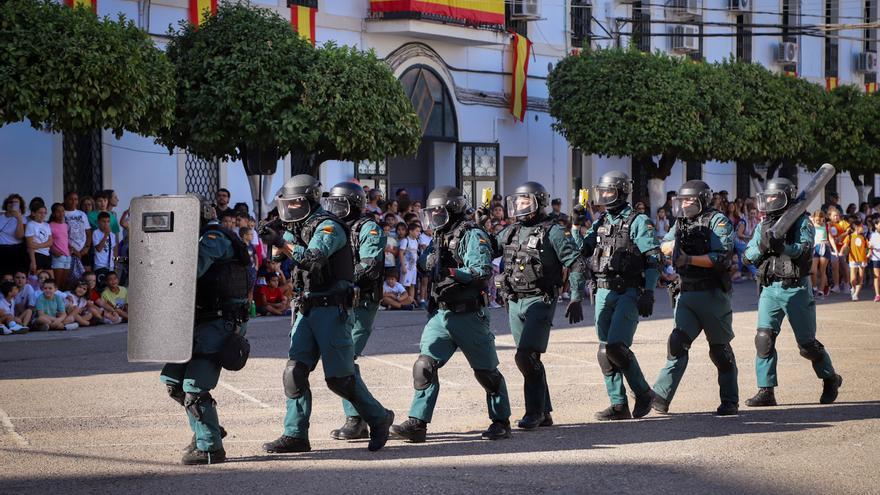 Equipos especiales, drones, helicópteros... La Guardia Civil exhibe su potencial