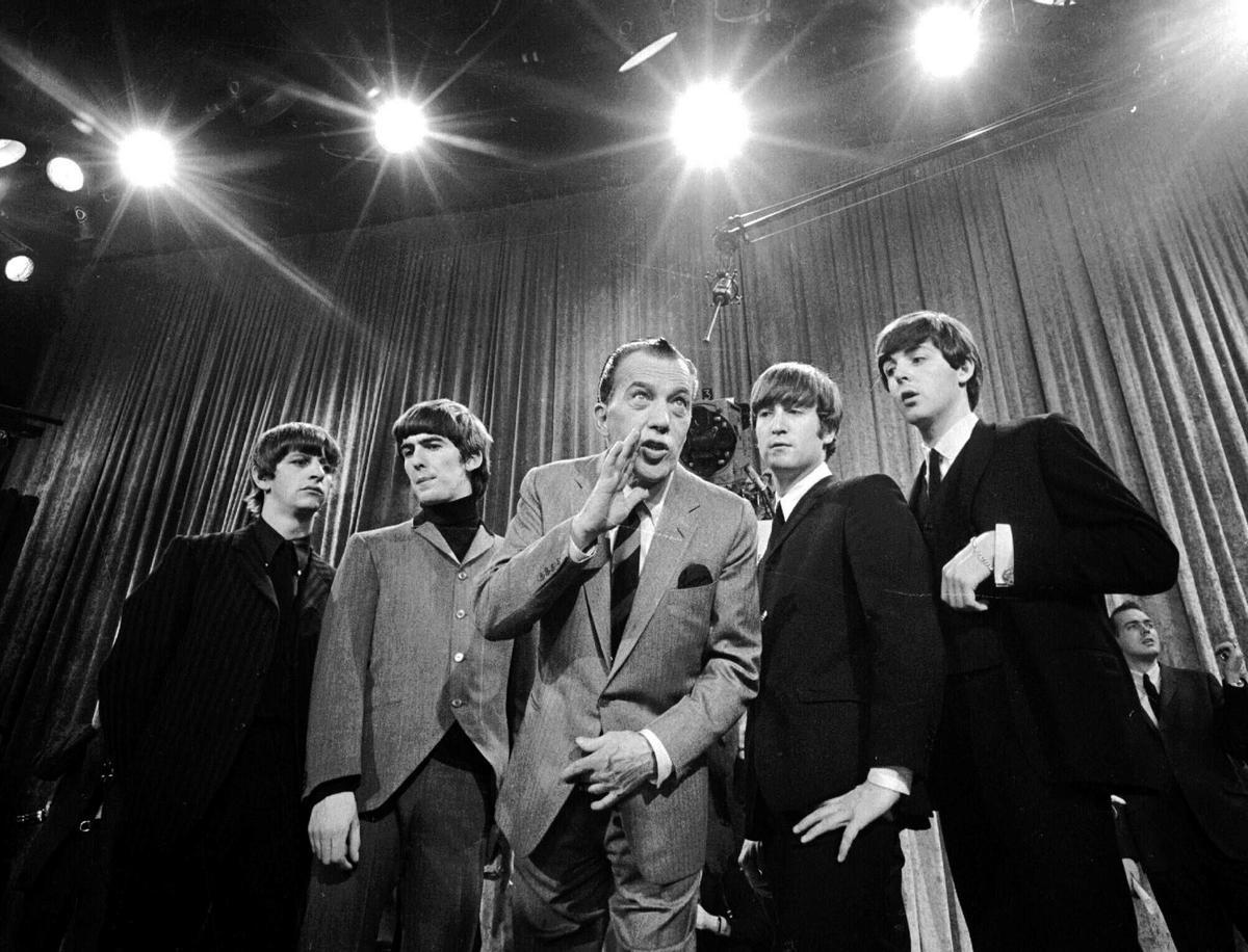 La banda británica, con Ed Sullivan en su célebre 'show'.