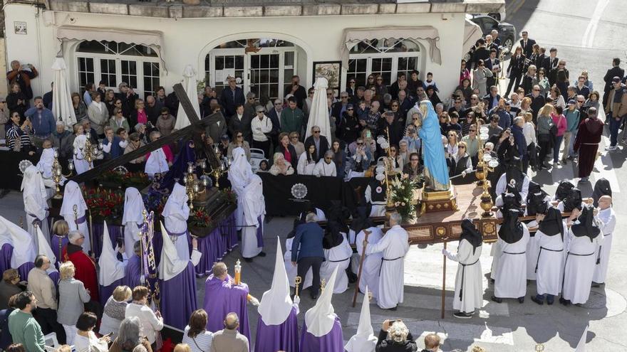 Así ha sido la procesión del "Encuentro Doloroso" en Ontinyent