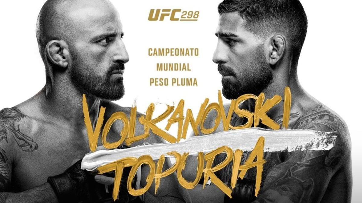 Volkanovski vs. Topuria, en la madrugada del sábado al domingo.