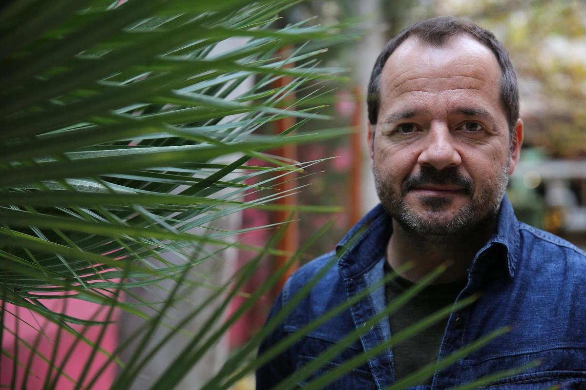 Ángel Martín, escritor y humorista, en Barcelona.