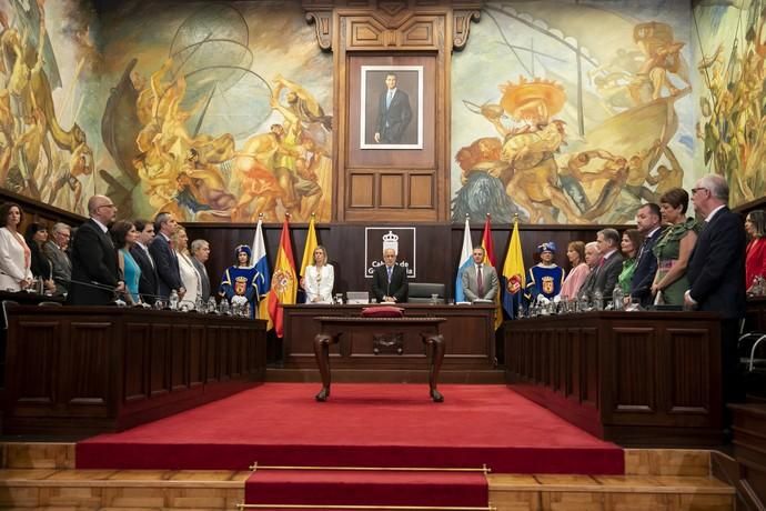 22.06.19. Las Palmas de Gran Canaria. El Cabildo de Gran Canaria celebra el pleno de constitución de la nueva corporación, con Antonio Morales como presidente, al haber sido el candidato más votado. Foto Quique Curbelo  | 22/06/2019 | Fotógrafo: Quique Curbelo