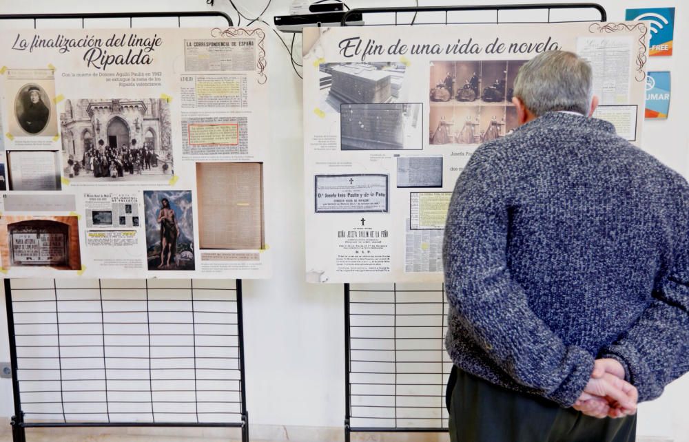 Exposición sobre la condesa de Ripalda en el Ayuntamiento de Alfafar