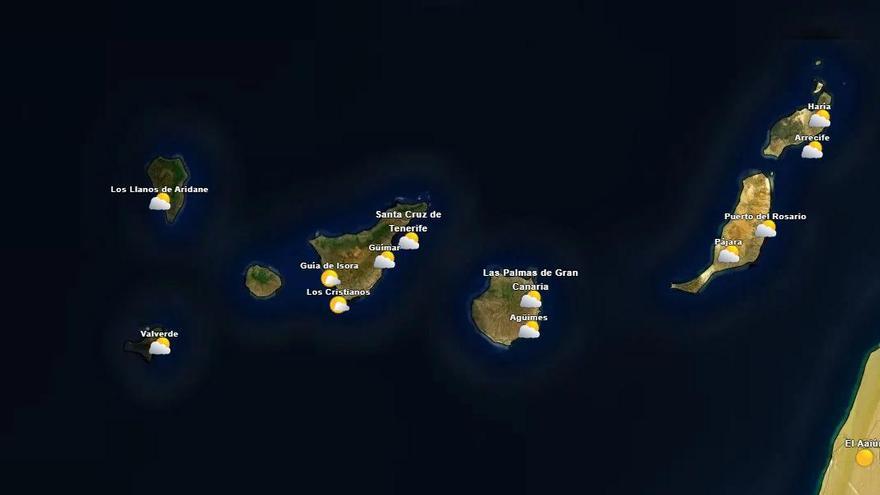 Predicción del tiempo en Canarias del 29 de noviembre al 2 de diciembre de 2025