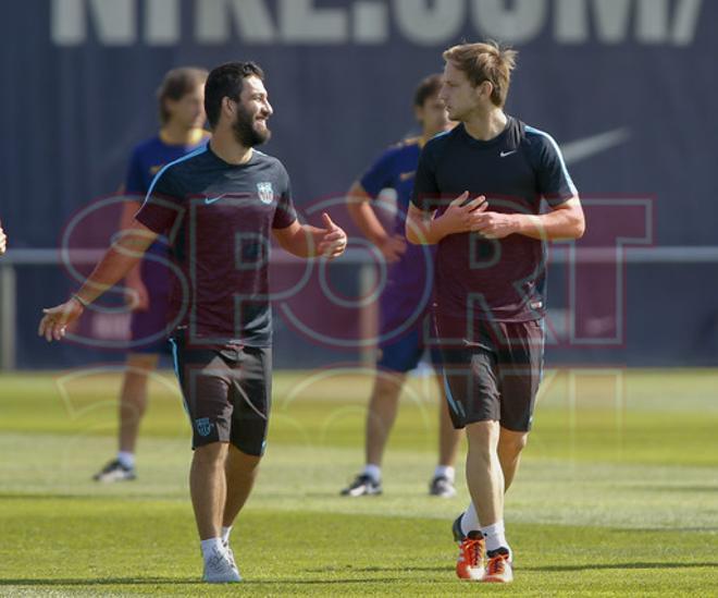 El Barça prepara el partido de Champions contra el Bayer Leverkusen