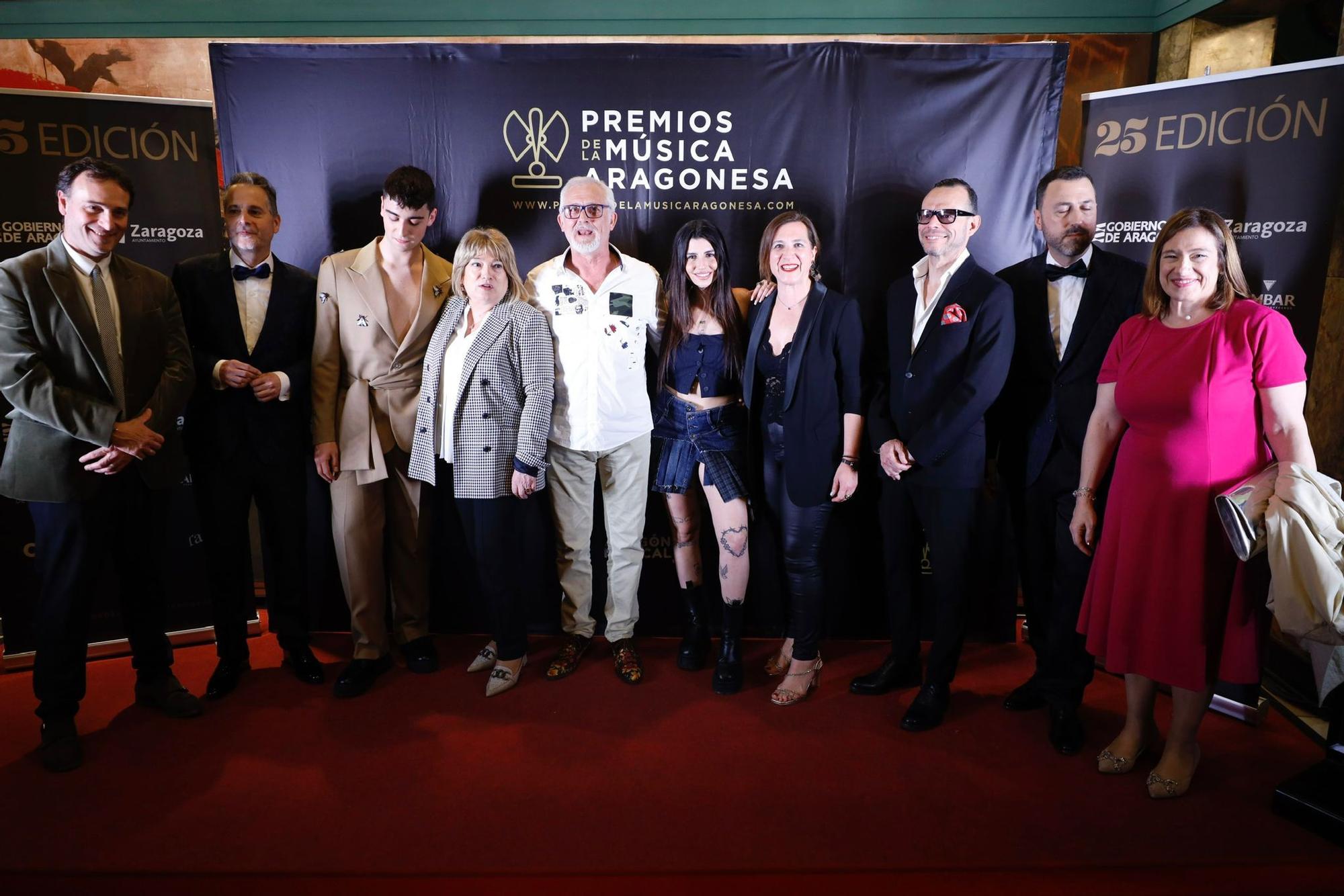 Los premios de la música aragonesa, en imágenes