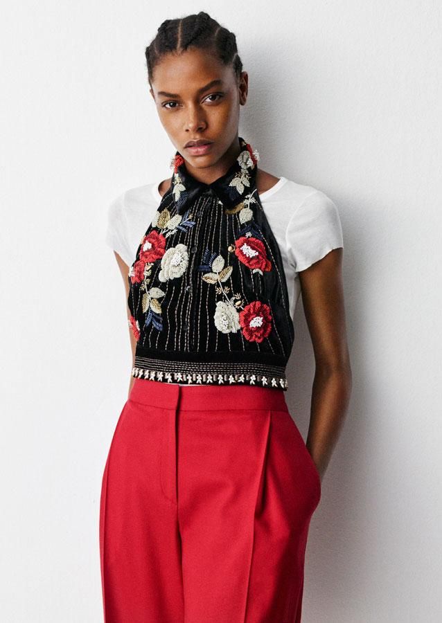H&M Studio: Pantalón rojo