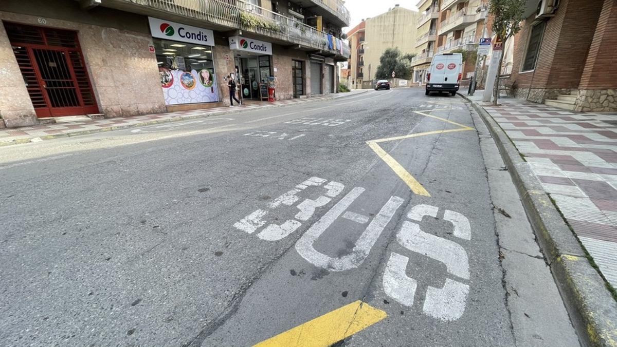 L'avinguda Joan Carles I on es faran els canvis.